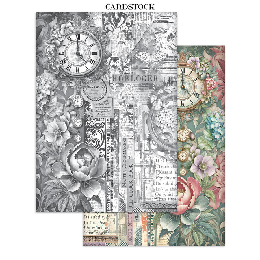 Junk Journal stickers, cut-outs, backgrounds Gardens of Time