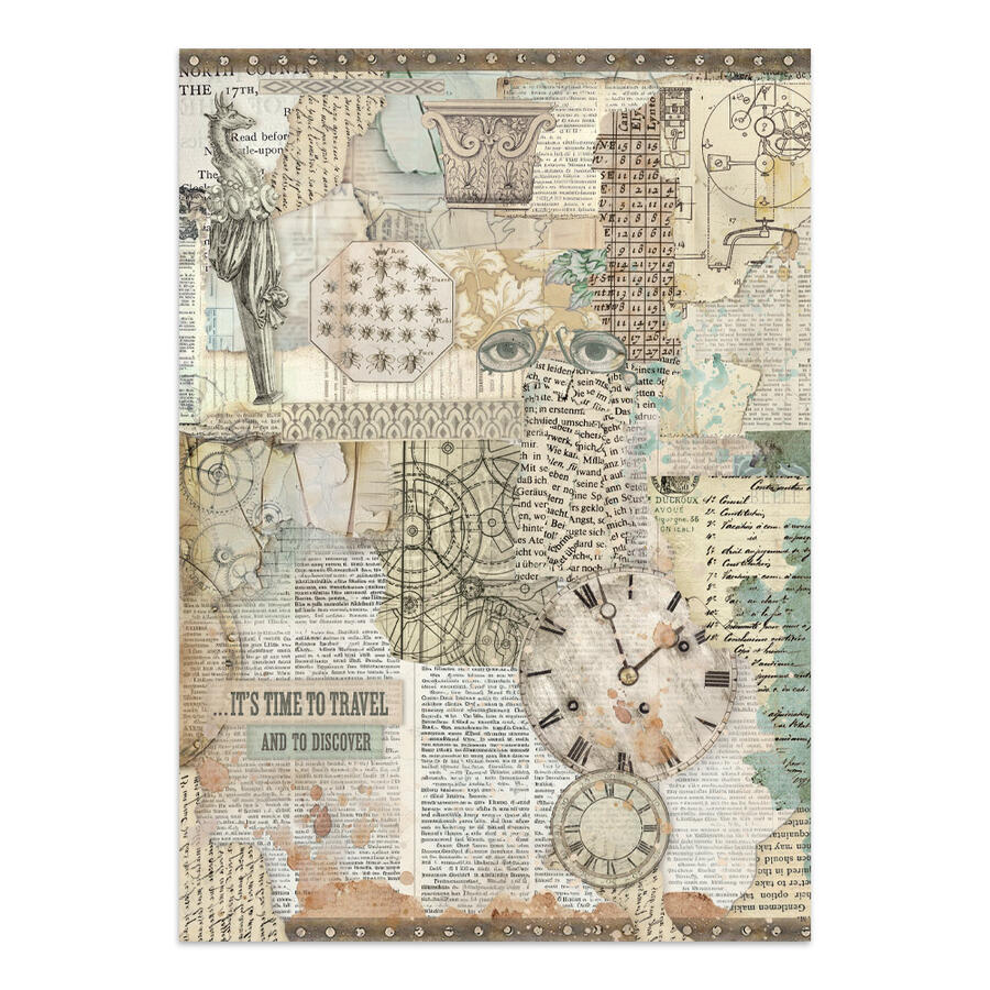 Junk Journal stickers, cut-outs, backgrounds Gardens of Time