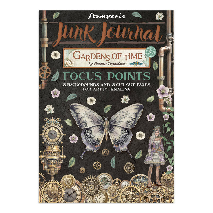 Junk Journal Focus Point A5 Gardens of Time