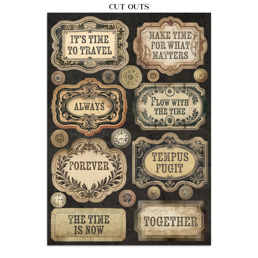 Junk Journal Focus Point A5 Gardens of Time