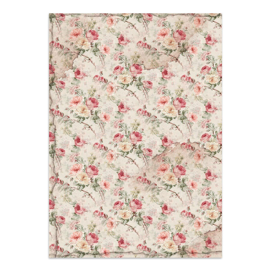 Junk Journal stickers, cut-outs, backgrounds House of Roses