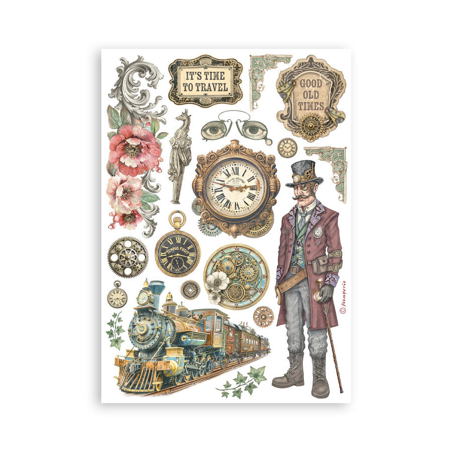 Washi Pad 8 sheets A5 Gardens of Time