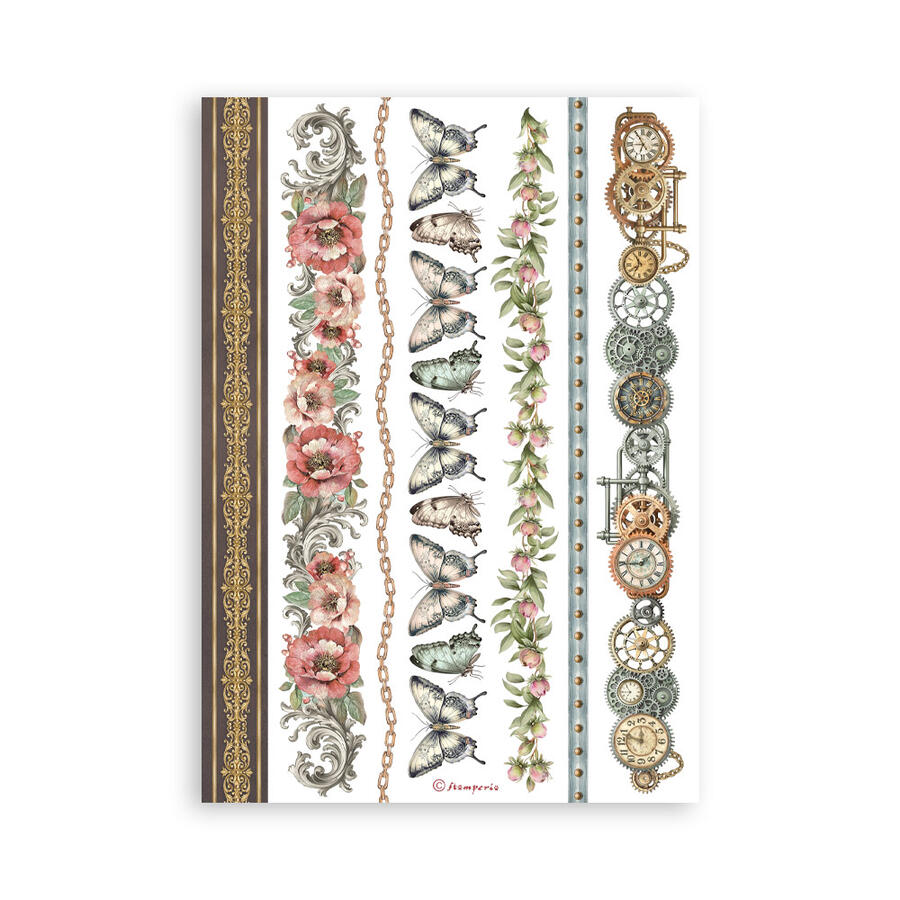Washi Pad 8 sheets A5 Gardens of Time