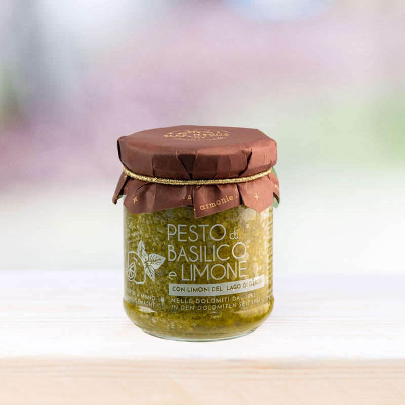 PESTO DI BASILICO E LIMONI DEL LAGO DI GARDA