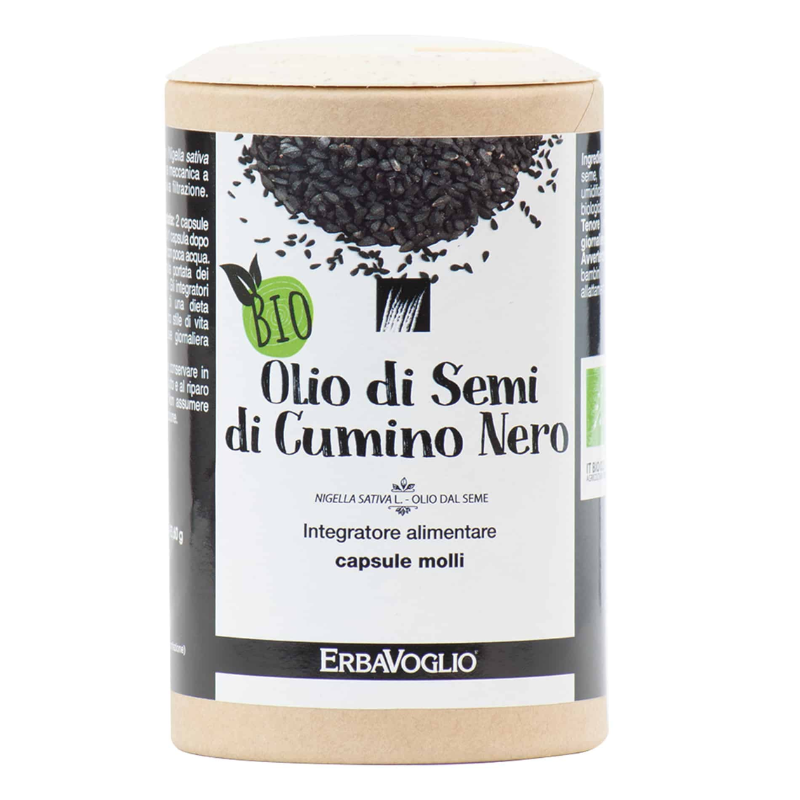 Erbavoglio - Olio di semi di cumino nero perle