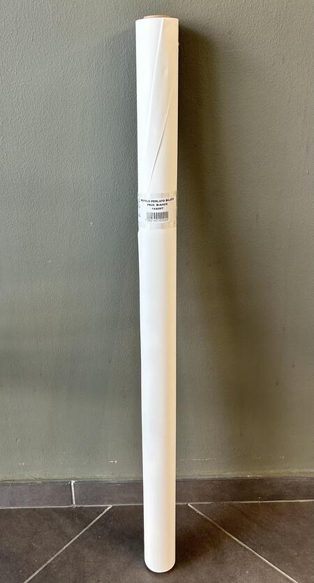 ROTOLO PERLATO TINTA UNITA H. 1 X 40 METRI PB20 BIANCO
