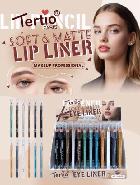 TERTIO LIP PENCIL SOFT & MATTE LIP LINER [Conf. da 72 pezzi]