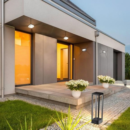 Lampada Ricaricabile da Terra Home Solar Colore Corten di Zafferano