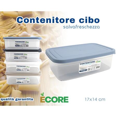 INTRADE CONTENITORE CIBO 17X14 CM (Confezione da 12 pezzi) 