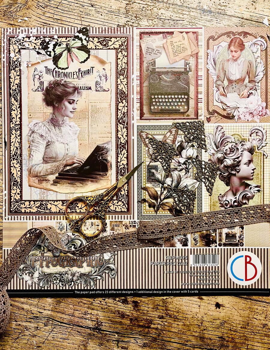 Kit Creativo Vintage “Typographic Journal”