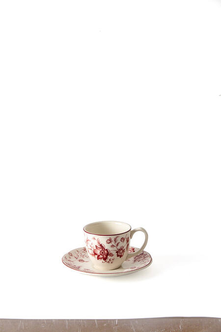 Livellara Milano Wonderwall Rosa - Set 6 Tazzine Moka con Piattino 90 ml