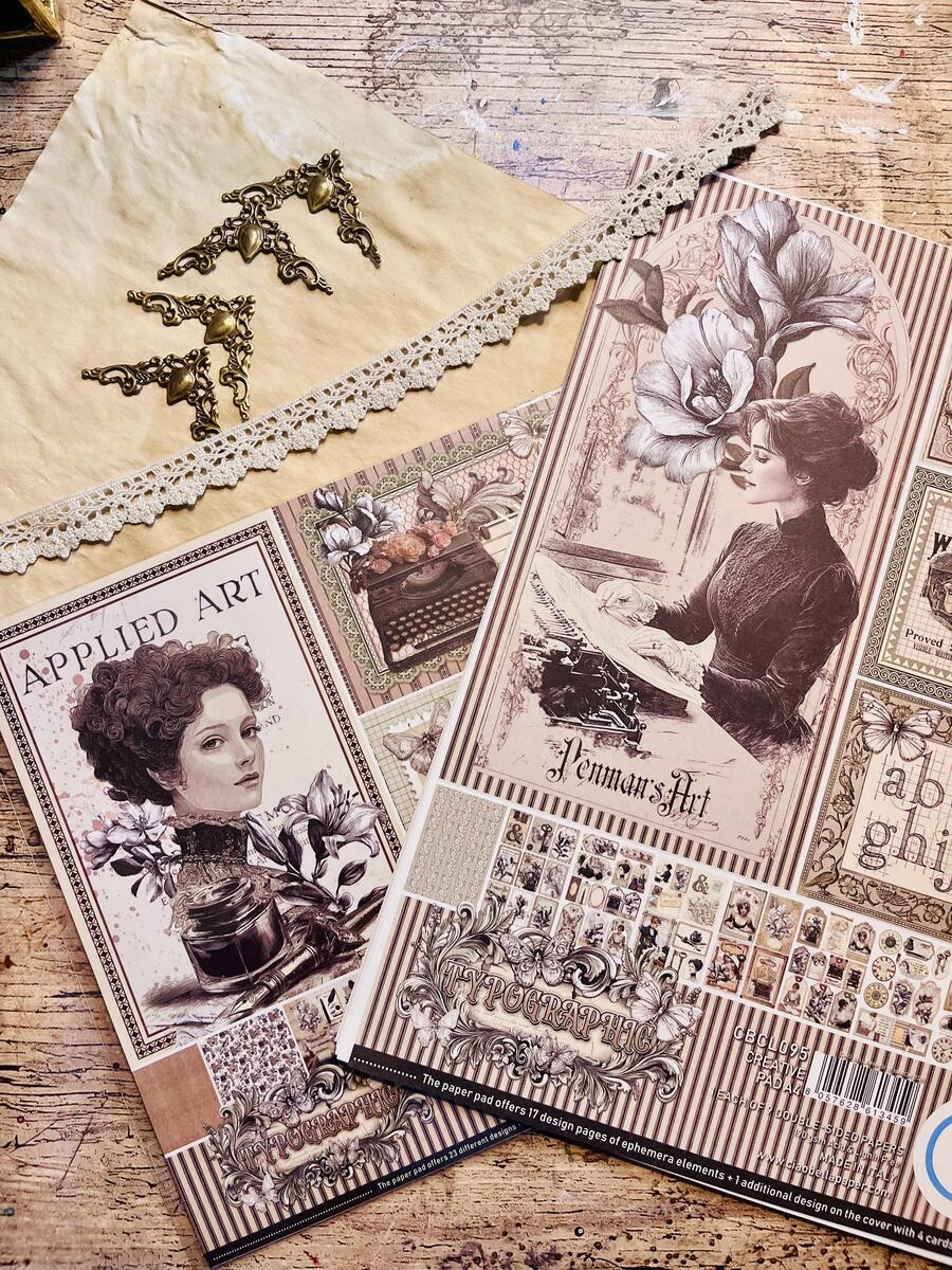 Kit Creativo Vintage “Typographic Art” 