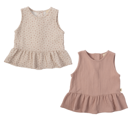 Camicia in mussola 100% cotone biologico GOTS 