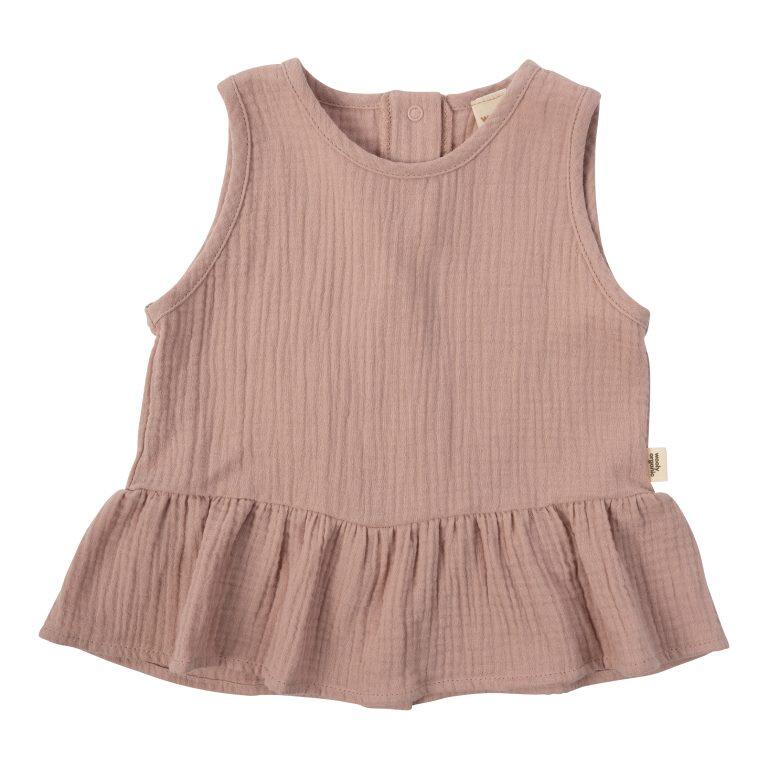 Camicia in mussola 100% cotone biologico GOTS 