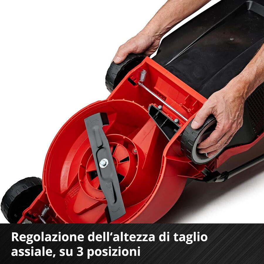 Einhell Tagliaerba a batteria GE-CM 18/30 Li Power X-Change (li-ion, fino a 150 m², motore senza spazzole, batteria da 18 V 3 Ah e caricabatteria incluso) - 34.131.55