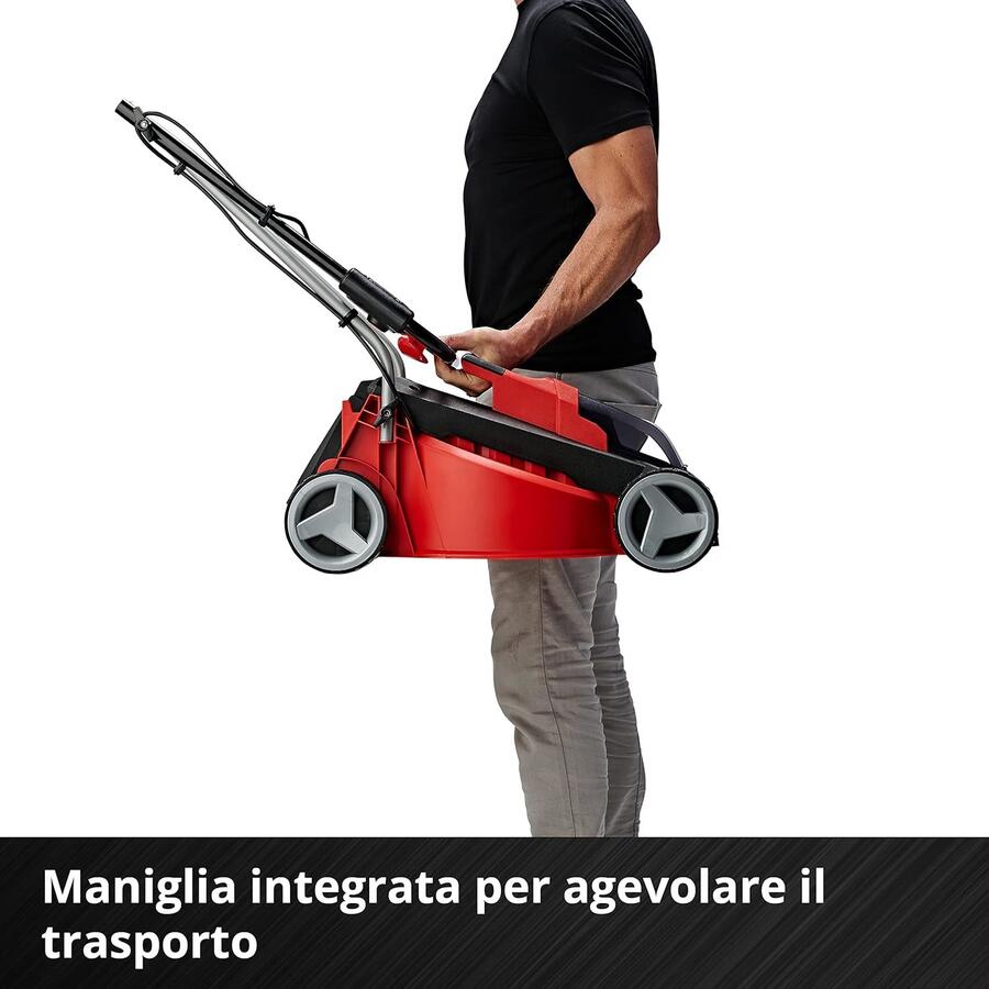Einhell Tagliaerba a batteria GE-CM 18/30 Li Power X-Change (li-ion, fino a 150 m², motore senza spazzole, batteria da 18 V 3 Ah e caricabatteria incluso) - 34.131.55