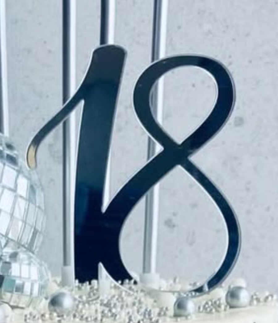 Topper Personalizzato Nome o Iniziali 