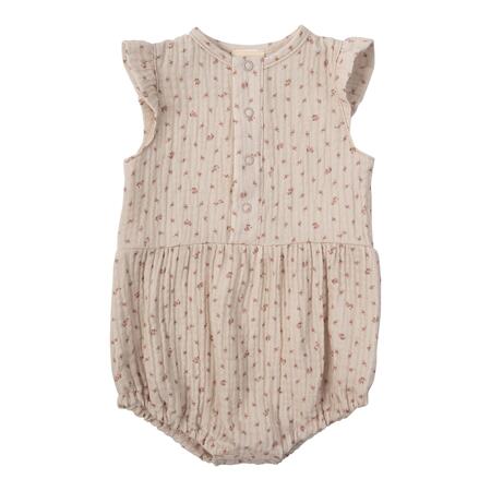 Pagliaccetto in mussola con ali – 100% cotone biologico GOTS – Pink Flowers