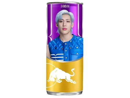 Red bull k-pop BamBam Limited edition 250ml zero sugar Blueberry and blackcurrant TH