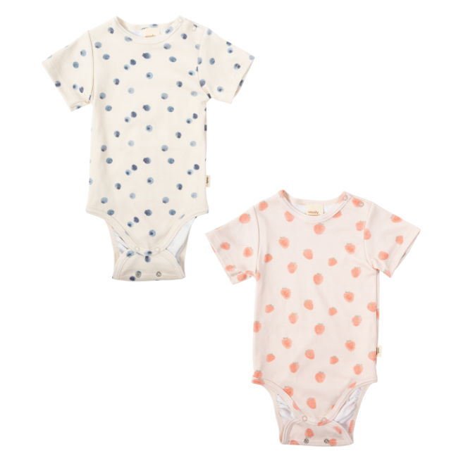 Body a maniche corte – 100% cotone biologico GOTS