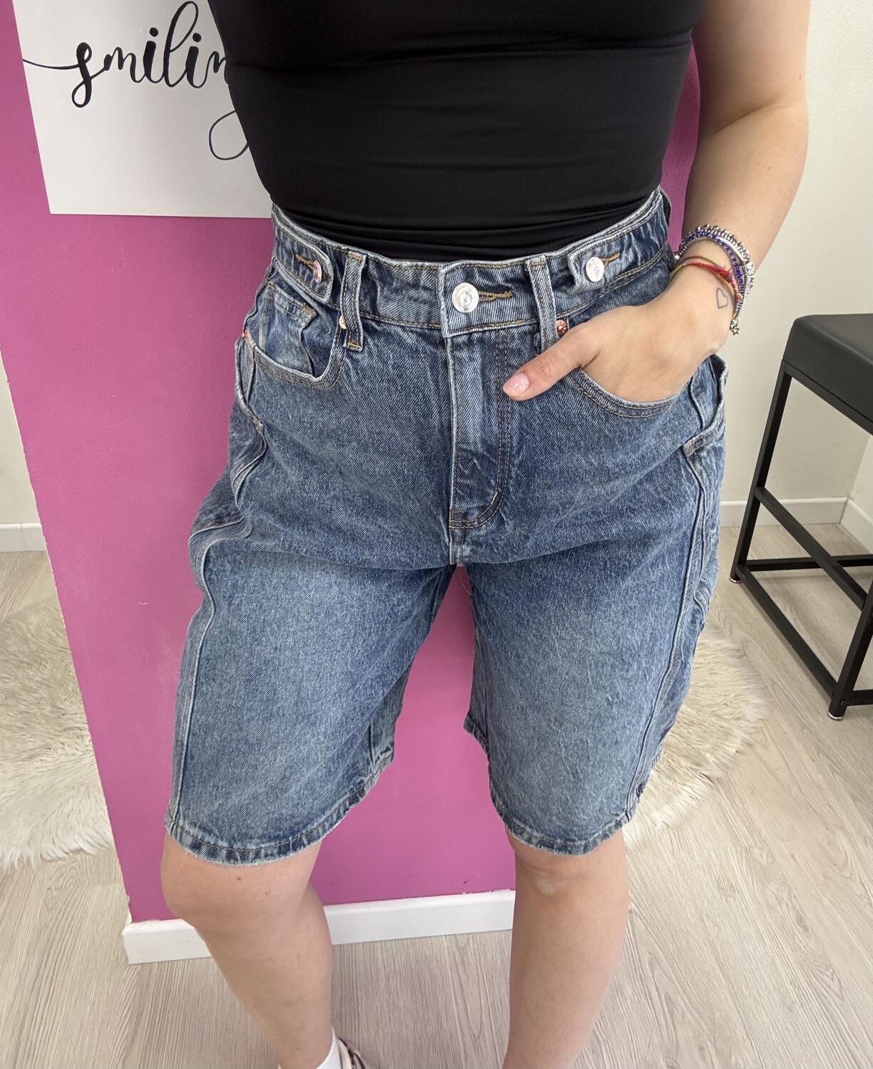 NOVITÀ Bermuda in denim wide leg