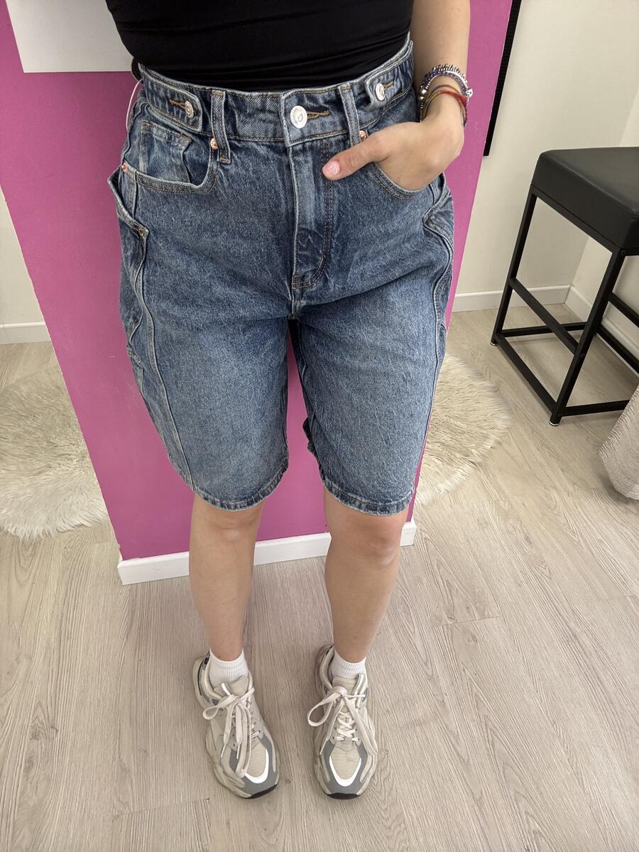 NOVITÀ Bermuda in denim wide leg