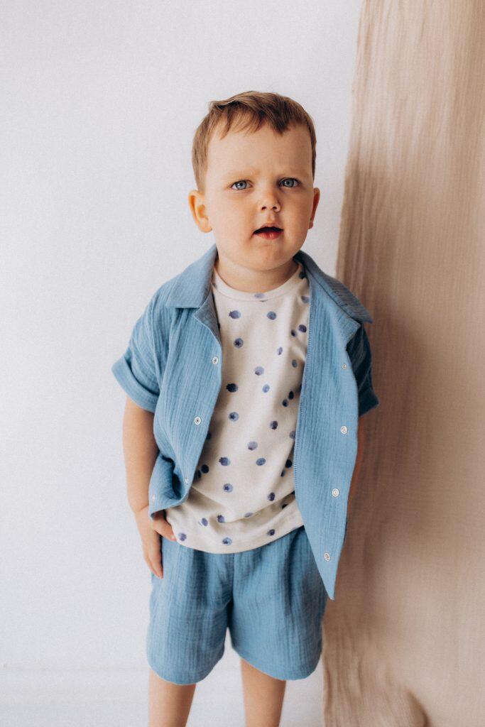 Pantaloncini in mussola – 100% cotone biologico GOTS – Citadel