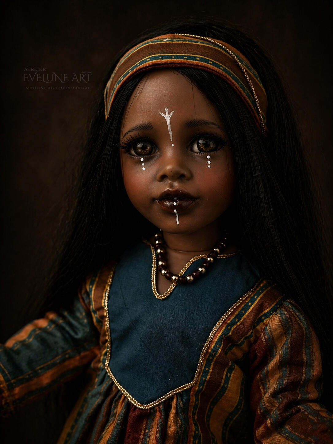 Kwala Danzatrice sulla Terra Sacra Bambola in porcellana