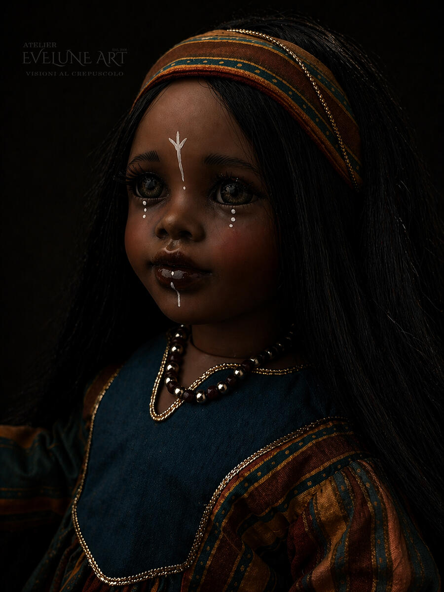 Kwala Danzatrice sulla Terra Sacra Bambola in porcellana