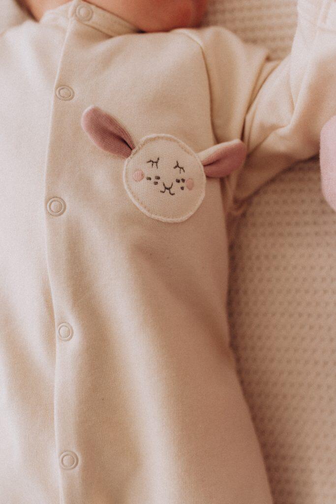 Tuta da notte in spugna francese con piedi – Cotone bio GOTS