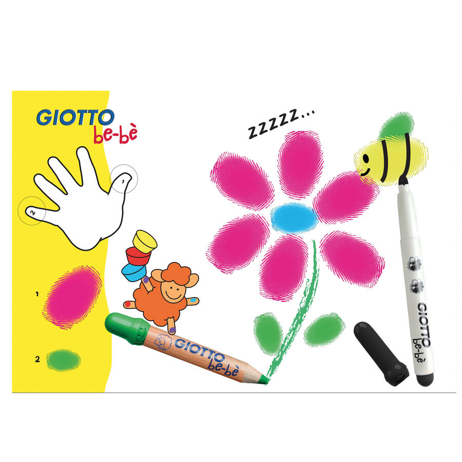 SUPERCOLORI A DITA GIOTTO BE-BE'