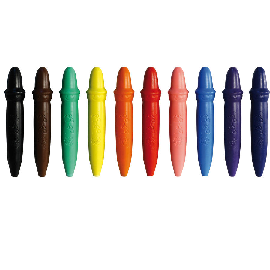 Astuccio 10 SUPERPASTELLONI a cera GIOTTO BEBE'