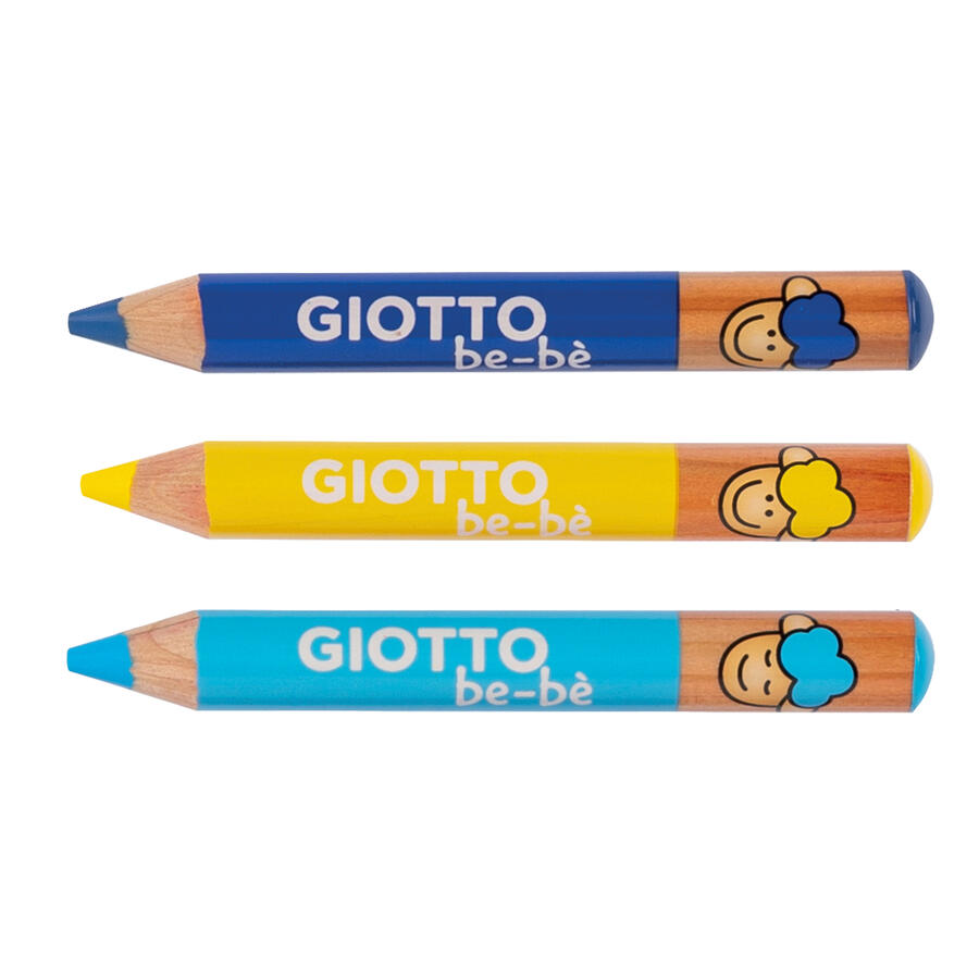 Astuccio 6 SUPERMATITONI con Temperino GIOTTO BEBE'