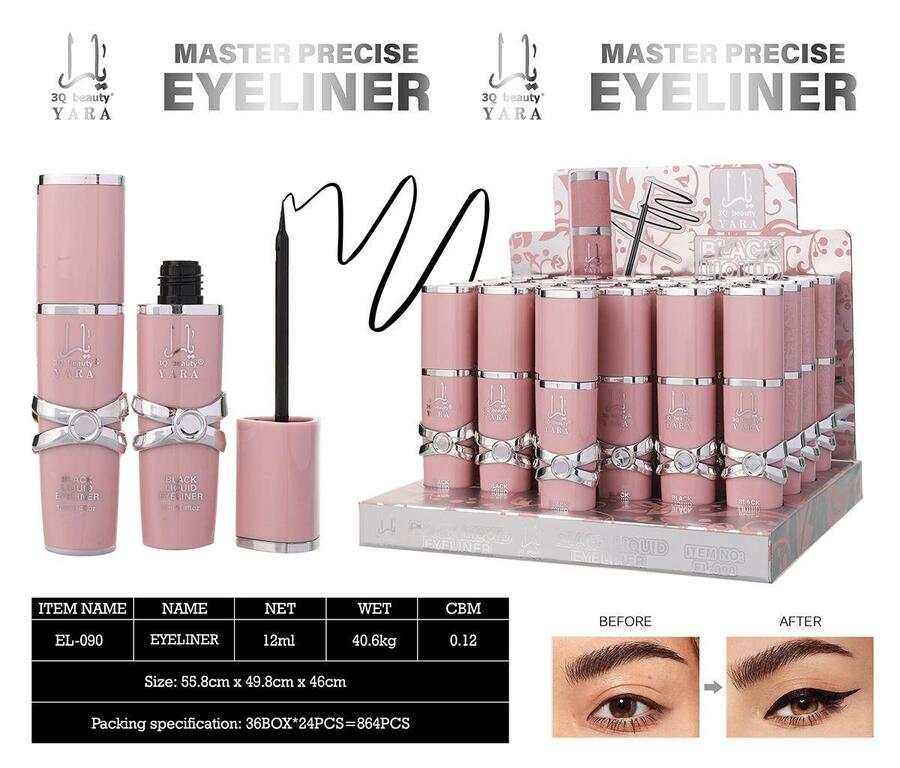 3Q BEAUTY MASTER PRECISE EYELINER (Simil arabo) [Conf. da 24 pezzi]