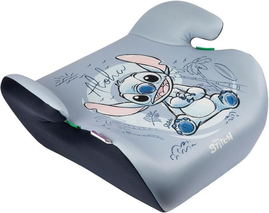 Tataway Disney Stitch Seggiolino Alzatina Auto Bimbi i-Size ECE R129. Rialzo Auto per Bambini 6-12 Anni, 125-150cm, 22-36Kg