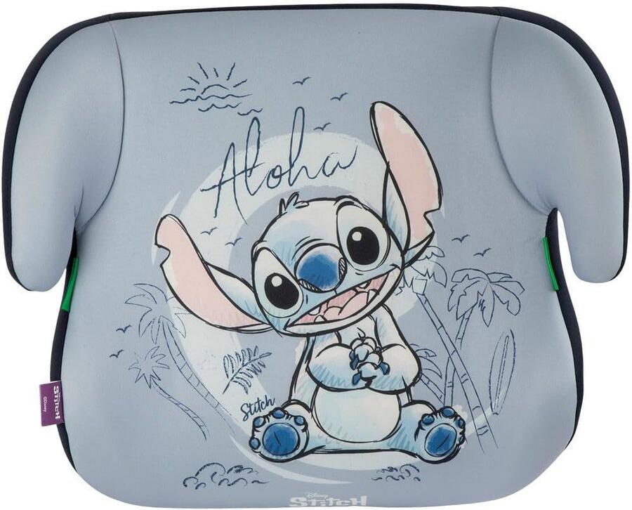 Tataway Disney Stitch Seggiolino Alzatina Auto Bimbi i-Size ECE R129. Rialzo Auto per Bambini 6-12 Anni, 125-150cm, 22-36Kg