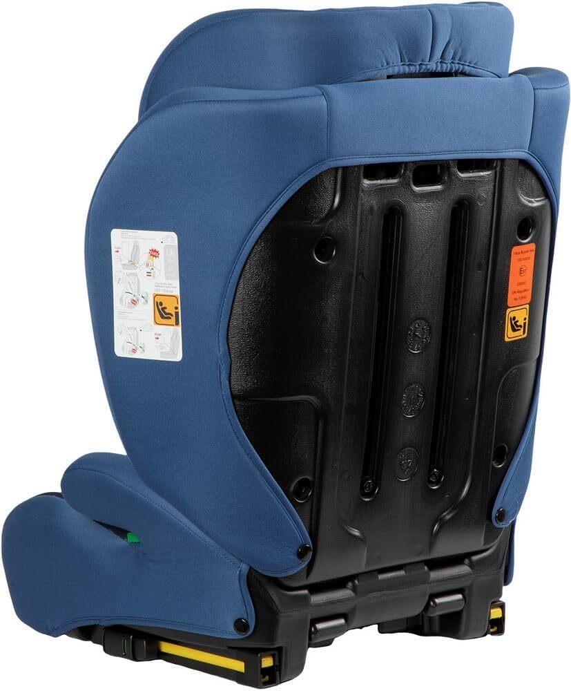 Tataway Marvel Seggiolino auto Spiderman con attacco ISOFIX per la sicurezza dei bambini con altezza da 100 a 150 cm con grafiche del supereroe uomo ragno su fondo blu