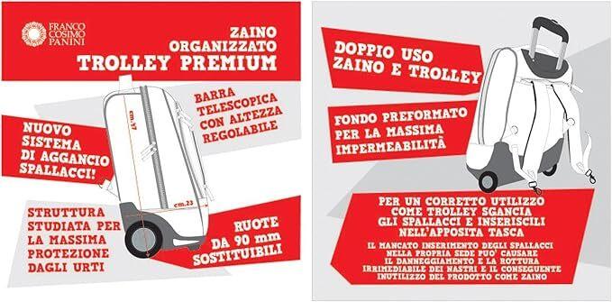 ONE PIECE - Zaino Scuola Trolley Ufficiale One Piece, Maniglia Regolabile, Trolley Staccabile, Spallacci Imbottiti e Regolabili, Scomparto Principale, Tasca Frontale, Chiusure A Zip, 36x47hx23cm