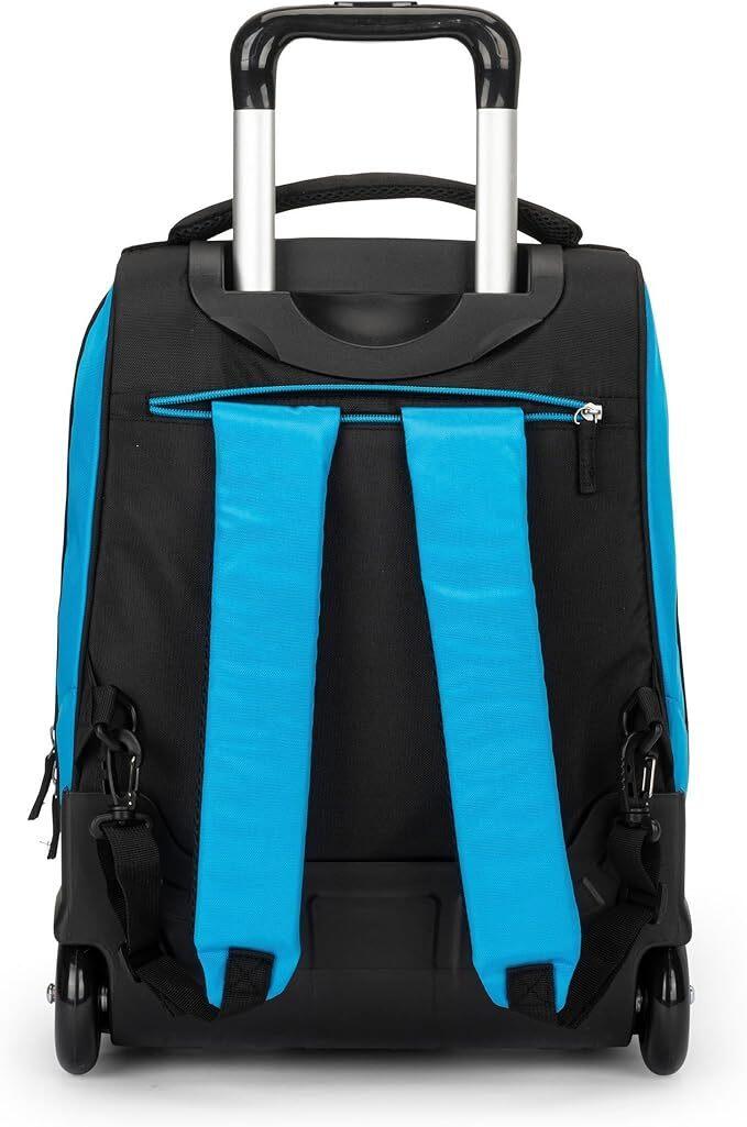 ONE PIECE - Zaino Scuola Trolley Ufficiale One Piece, Maniglia Regolabile, Trolley Staccabile, Spallacci Imbottiti e Regolabili, Scomparto Principale, Tasca Frontale, Chiusure A Zip, 36x47hx23cm