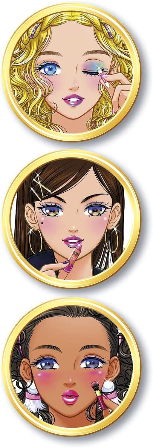 Clementoni Crazy Chic - Make Up Pochette, Trousse Trucchi Lavabili per Bambine di 6+ Anni, Borsetta Cosmetici Completa con Ombretti, Rossetto e Matita Labbra, Gioco Creativo e Idea Regalo, 18697