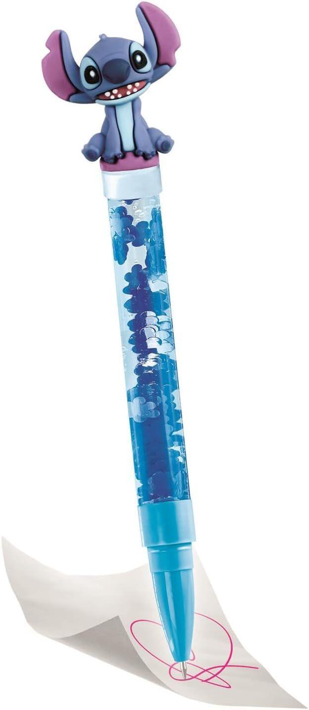 Clementoni Idea - Laboratorio delle Penne Disney Stitch, Kit Creativo per Bambini 6+ Anni, con 25+ Accessori e 5 Penne Personalizzabili con Personaggi, Lingua Italiana, 18204