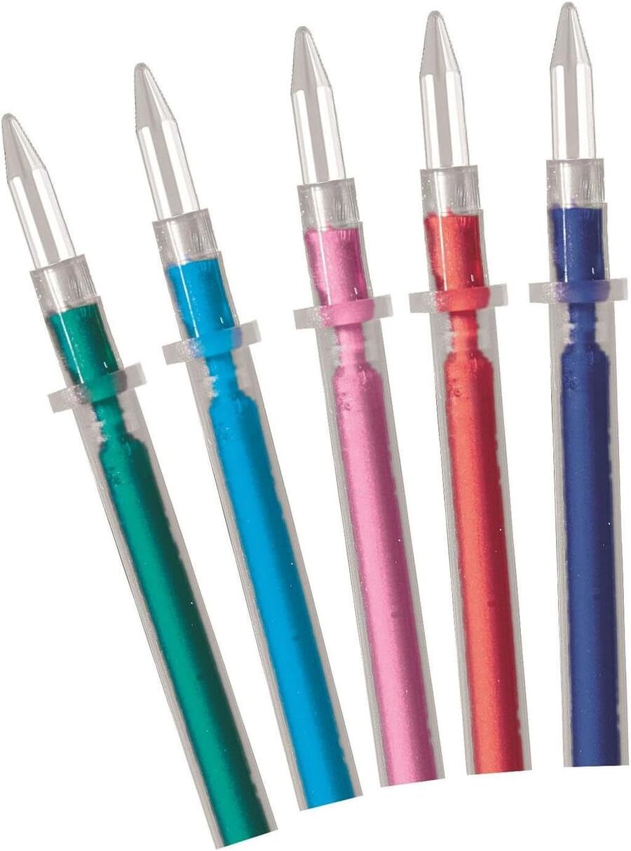 Clementoni Idea - Laboratorio delle Penne Disney Stitch, Kit Creativo per Bambini 6+ Anni, con 25+ Accessori e 5 Penne Personalizzabili con Personaggi, Lingua Italiana, 18204