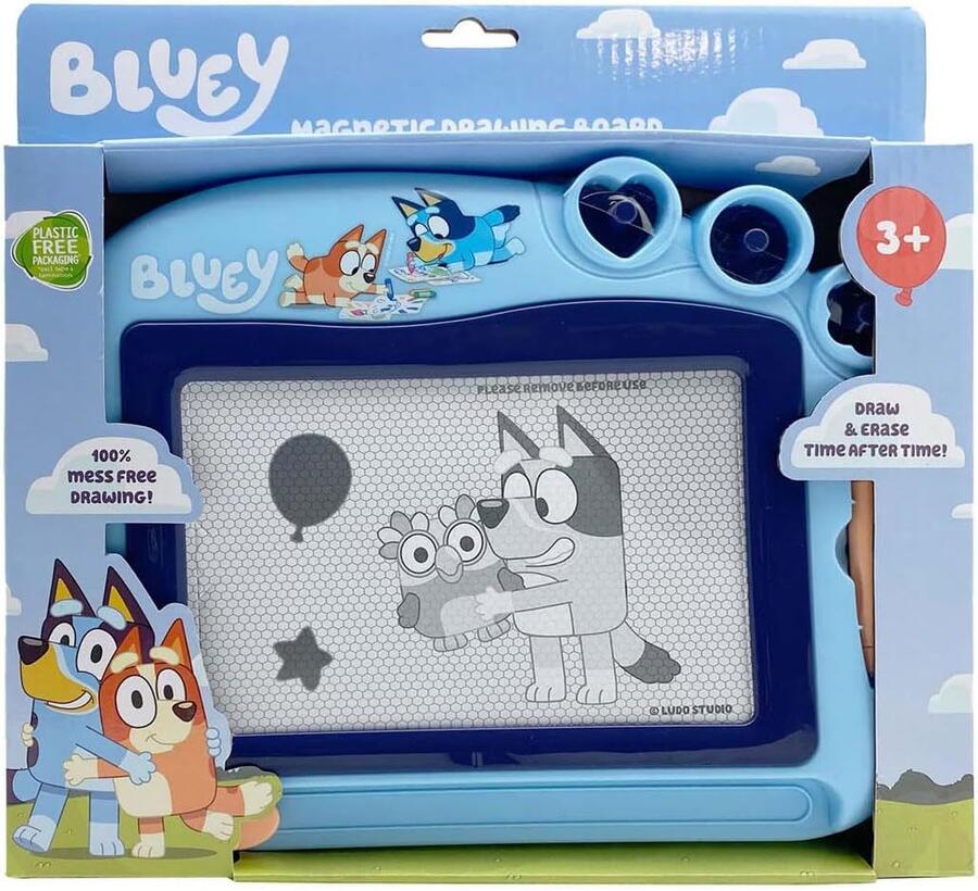 Lavagna magnetica Bluey  disegna e cancella - Ludo - 151 - 3+