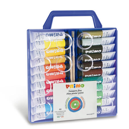 Astuccio tubi di TEMPERA da 12ml PRIMO