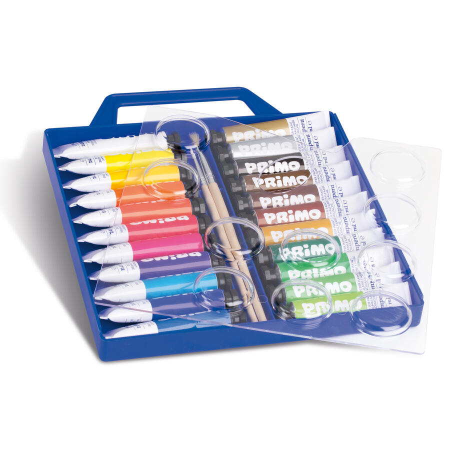 Astuccio tubi di TEMPERA da 12ml PRIMO