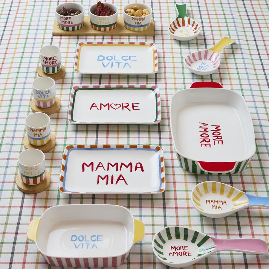 Tognana - Set 4 Bicchieri Caffè Viva L'Italia 110cc | Andrea Fontebasso