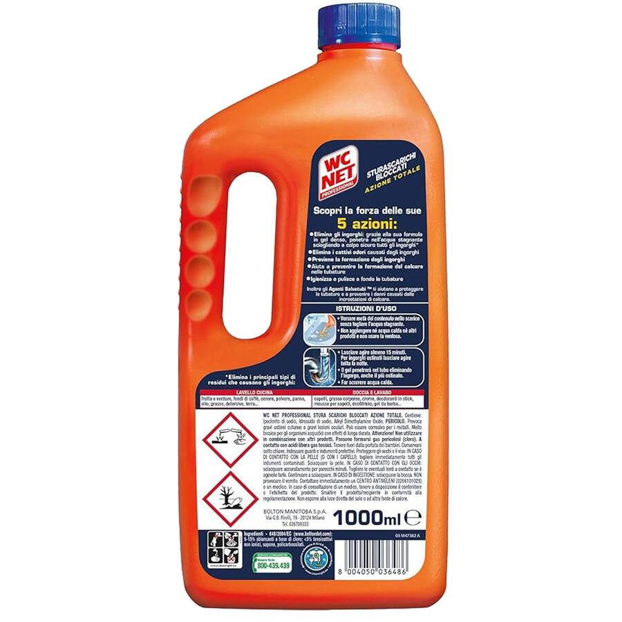 WC NET ENERGY GEL STURA SCARICHI 1LT