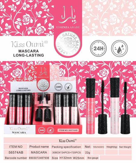 KISS OUMI MASCARA LONG LASTING (Essenza araba) [Conf. da 24 pezzi]