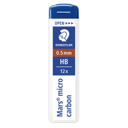 Astuccio da 12 mine 0.5mm MARS MICRO 250 05 STAEDTLER - 12 astucci