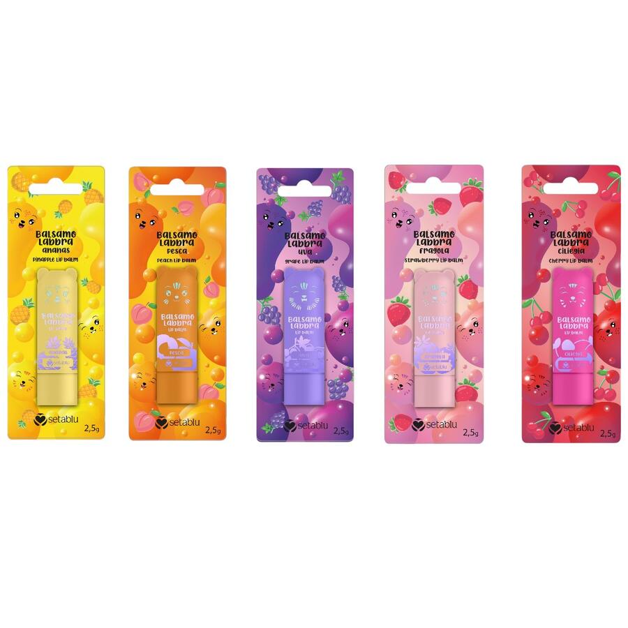 SETABLU BALSAMO LABBRA ANIMALETTI 3,5 GR (Confezione da 30 pezzi)